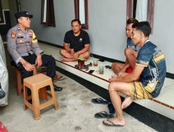 Sambangi Tokoh Pemuda, Ada Apa Gerangan dengan Aiptu Agus Imam