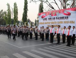 Polres Pekalongan Selenggarakan Apel Gelar Pasukan Operasi Mantap Brata Candi Tahun 2023-2024