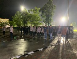 Di kawal Polri, Walau Hujan Deras Timnas U 17 Panama Tetap Berlatih