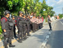 Subsatgas Preventif tetap Siaga: Amankan latihan Timnas Jepang di Lapangan Banyuanyar