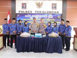 Peringati HUT Korpri ke-52, Polres Pekalongan Gelar Tasyakuran Secara Sederhana