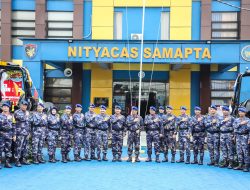 HUT Polairud Ke 73 Jajaran Polairud Polda Jateng Siagakan Personil dalam pengamanan Pemilu 2024