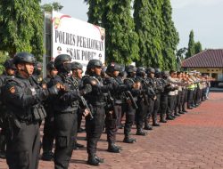 Ratusan Polisi Dilibatkan dalam Pengamanan Rekap di KPU Kabupaten Pekalongan