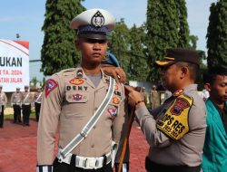 Kapolres Pekalongan Canangkan Aksi Keselamatan Jalan dalam Apel Gelar Pasukan Operasi Keselamatan Lalu Lintas Candi 2024