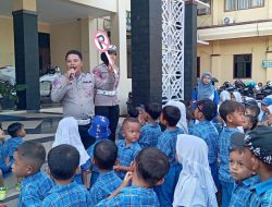 Polisi Sahabat Anak, Satlantas Polres Pekalongan Berikan Edukasi kepada Anak-Anak TK Tunas Karya Warulor