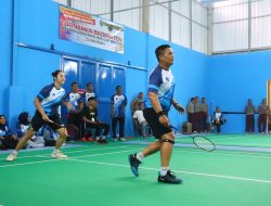 Kapolres Buka Turnamen Badminton Kapolres Pekalongan Cup 2024