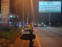 Sat Lantas Polres Pekalongan Gelar Patroli di Jalur Pantura, Ciptakan Kamseltibcar Lantas