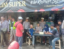 Satlantas Polres Pekalongan Berikan Cek Kesehatan Gratis Bagi Pengendara Ojek