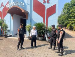Antisipasi Gangguan Kamtibmas Saat Libur, Personil Sat Samapta Patroli Tempat Ibadah dan Obyek Wisata