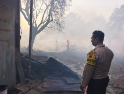 Akibat Konsleting Listrik, Rumah Produksi Mebel di Pekalongan Terbakar