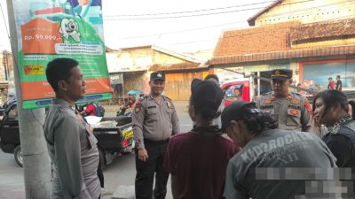 Kapolsek Wiradesa Berikan Himbauan Kamtibmas kepada Kelompok Anak Punk