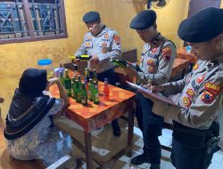 Lagi, Puluhan Botol Miras Diamankan dari Warung Makan dan Warung Swike