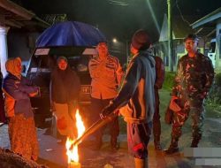 Patroli Malam, TNI-Polri Jaga Keamanan di Petungkriyono