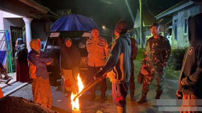 Patroli Malam, TNI-Polri Jaga Keamanan di Petungkriyono