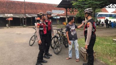 Melalui Patroli Sepeda, Polri Hadir Jaga Kamtibmas Tetap Kondusif