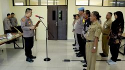  Polres Pekalongan Laksanakan Pengambilan Sumpah dan Penandatanganan Pakta Integritas Seleksi Penerimaan Bakomsus Polri TA. 2025