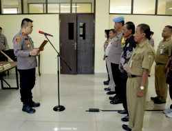  Polres Pekalongan Laksanakan Pengambilan Sumpah dan Penandatanganan Pakta Integritas Seleksi Penerimaan Bakomsus Polri TA. 2025