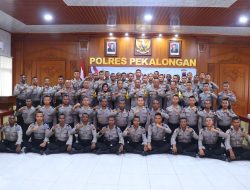 Kapolres Pekalongan Pimpin Penutupan Latja Siswa Diktuk Bintara Polri Gelombang II TA. 2024 SPN Polda Jateng