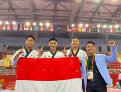 Tim Taekwondo Polri Sabet 7 Emas di Kejuaraan Terbuka Quang Ninh Vietnam