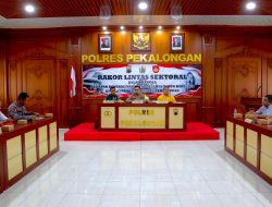 Kesiapan Pengamanan Nataru, Polres Pekalongan Gelar Rakor Lintas Sektoral