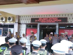 Pimpin Apel Satgas Ops Lilin Candi 2024, Wakapolres Pekalongan Berikan Beberapa Penekanan