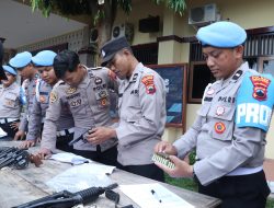 Antisipasi Penyalahgunaan Senjata Api, Polres Pekalongan Gelar Pemeriksaan Senpi