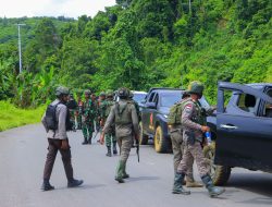 Polri-TNI dan Satgas Ops Damai Cartenz-2025 Gelar Patroli Besar untuk Pulihkan Keamanan di Yalimo