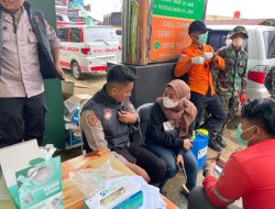 Polres Pekalongan Berikan Trauma Healing kepada Korban Tanah Longsor di Petungkriyono