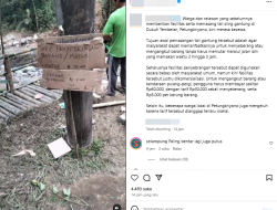 Viral di Medsos Ada Tarif Penyeberangan di Jembatan Darurat Tembelan Petungkriyono, Kapolsek Lakukan Hal Ini