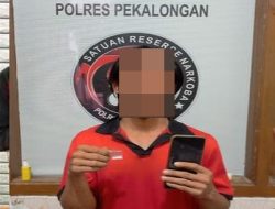 Seorang Residivis Kasus Narkoba Dibekuk Polisi Pekalongan