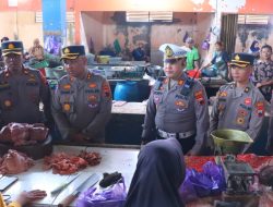 Awasi Harga Kebutuhan Pokok dan Penting Kapolres Pekalongan Sidak Pasar Kajen