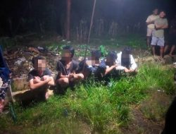 Patroli Polsek Karanganyar Pekalongan Gagalkan Aksi Perang Sarung, 5 Remaja Diamankan