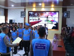 Polres Pekalongan Gelar Penandatanganan Pakta Integritas dan Pengambilan Sumpah Penerimaan Terpadu Calon Anggota Polri T.A. 2025