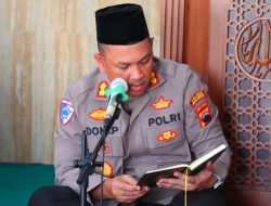 Tadarus Alquran bersama Anggota, Kapolres Pekalongan : Tingkatkan Keimanan dan Ketakwaan terhadap Tuhan YME