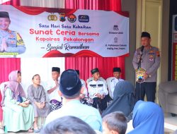 Berbagi Kebaikan di Bulan Ramadhan, Tujuh Anak Ikuti Sunat Ceria Bersama Kapolres Pekalongan