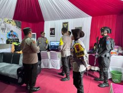 Kapolres Pekalongan Cek Pos Pam Ops Ketupat Candi, Pastikan Pengamanan Arus Mudik di Wilayahnya Berjalan Lancar