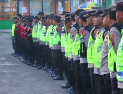 Ratusan Personil Polres Pekalongan Siap Amankan Tradisi Syawalan