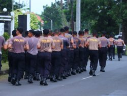 Anggota Polres Pekalongan Lakukan Penguatan Fisik Guna Menunjang Tugas di Lapangan