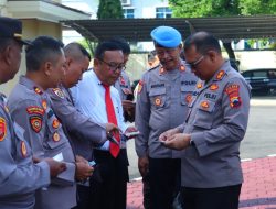 Inspeksi Mendadak, Kapolres Pekalongan Cek Sikap Tampang dan Kelengkapan Diri Anggota
