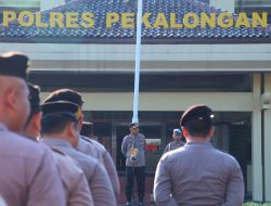 Apel Siaga, Kapolres Pekalongan Cek Kekuatan Personel sekaligus Sarana dan Prasarana Penunjang Tugas di Lapangan