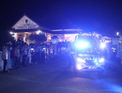 Pelepasan Calon Jemaah Haji di Halaman Pendopo Kabupaten Pekalongan Dapatkan Pengamanan dari Aparat Kepolisian