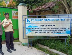 Sambangi PT. Charoen Pokphand Jaya Farm, Satgas Preemtif Sat Binmas Polres Pekalongan Laksanakan Binluh Terkait Premanisme