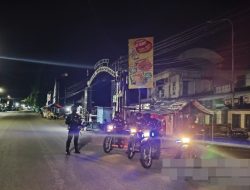 Patroli Wilayah dengan Sepeda Motor, Anggota Sat Samapta Hadir Berikan Rasa Aman Bagi Warga