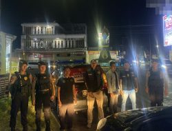  Kanit Tipiter Polres Pekalongan Pimpin Patroli Malam Saat Libur Idul Adha