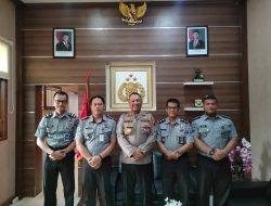 Jalin Sinergitas, Kapolres Pekalongan Sambut Kunjungan Ka Rutan Kelas IIA Pekalongan