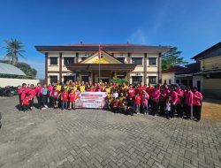 Polsek Kedungwuni Guyub Rukun Gelar Olahraga Bersama, Sambut HUT Bhayangkara Ke-79