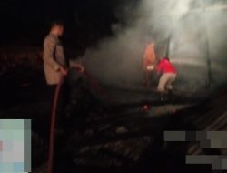 Depot Kayu di Desa Pedawang Pekalongan Terbakar, Penyebab Diduga dari Sampah yang terbakar Di Samping Depot