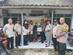 Anjangsana kepada Purnawirawan Polri dan Warakawuri, Polres Pekalongan Serahkan Bantuan Sosial