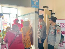 Polsek Sragi Gelar Bakti Kesehatan Pelayanan KB dalam Rangka Hari Bhayangkara ke-79