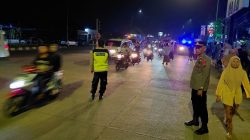 Kegiatan Pawai Obor Gebyar Muharram di Desa Bojongminggir Pekalongan dapatkan Pengamanan dari Polisi